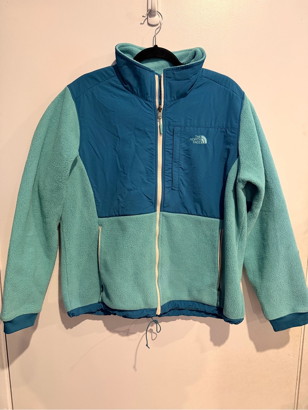The North Face Teal Fleece Zip Jacket Women’s XL/TG Outdoors Camping
